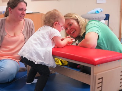 Mum with Child and Therapist