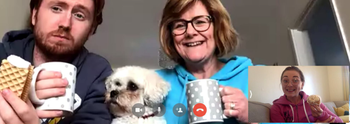 People on zoom call
