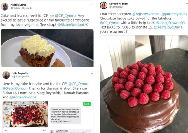 photos of cakes on social media